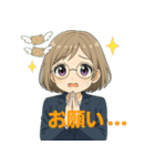 株取引を始めた白石ちゃん♪（個別スタンプ：11）