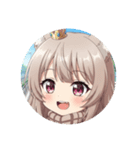 秋の通学路のみなみちゃんプレミアム（個別スタンプ：21）