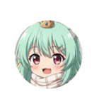 秋の通学路のみなみちゃんプレミアム（個別スタンプ：22）