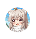 秋の通学路のみなみちゃんプレミアム（個別スタンプ：24）