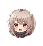 秋の通学路のみなみちゃんプレミアム（個別スタンプ：25）