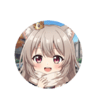 秋の通学路のみなみちゃんプレミアム（個別スタンプ：28）