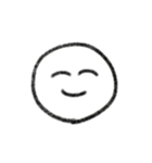 シンプルなかお その1 文字なし（個別スタンプ：1）