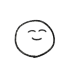 シンプルなかお その1 文字なし（個別スタンプ：7）