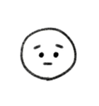 シンプルなかお その1 文字なし（個別スタンプ：12）