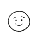 シンプルなかお その1 文字なし（個別スタンプ：14）