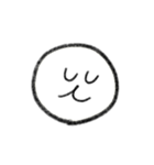 シンプルなかお その1 文字なし（個別スタンプ：22）