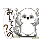 B＆W シーズー犬 2025 「犬の気持ち」（個別スタンプ：7）