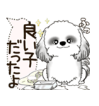 B＆W シーズー犬 2025 「犬の気持ち」（個別スタンプ：30）