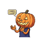 レトロ風ピクセルハロウィン（個別スタンプ：2）