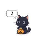 レトロ風ピクセルハロウィン（個別スタンプ：6）