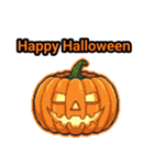 レトロ風ピクセルハロウィン（個別スタンプ：13）