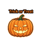レトロ風ピクセルハロウィン（個別スタンプ：14）