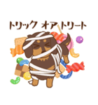 ダックス大好き【秋】チョコタン（個別スタンプ：22）