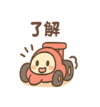 サーキットで疾走F1カーさん（個別スタンプ：4）