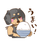 ダックス大好き【秋】シルバー（個別スタンプ：20）