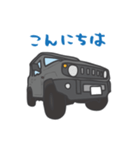 ちっちゃな四駆(グレー)（個別スタンプ：24）