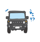 ちっちゃな四駆(グレー)（個別スタンプ：25）