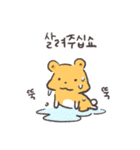 カレー味のきいろぷにくま（個別スタンプ：11）