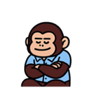 俺はゴリラマンだ (NT)（個別スタンプ：35）