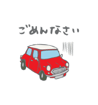ゆるゆるクラシックカー(red)（個別スタンプ：11）
