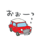 ゆるゆるクラシックカー(red)（個別スタンプ：38）