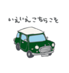 ゆるゆるクラシックカー(green)（個別スタンプ：18）