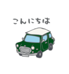 ゆるゆるクラシックカー(green)（個別スタンプ：34）