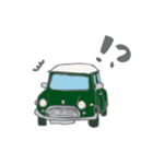 ゆるゆるクラシックカー(green)（個別スタンプ：40）