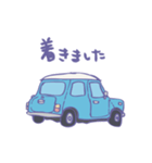 ゆるゆるクラシックカー(surf blue)（個別スタンプ：13）