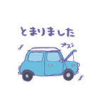 ゆるゆるクラシックカー(surf blue)（個別スタンプ：15）