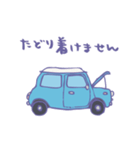 ゆるゆるクラシックカー(surf blue)（個別スタンプ：16）