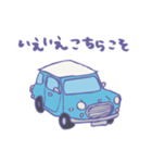 ゆるゆるクラシックカー(surf blue)（個別スタンプ：18）