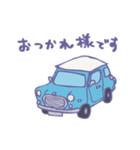ゆるゆるクラシックカー(surf blue)（個別スタンプ：20）