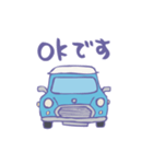 ゆるゆるクラシックカー(surf blue)（個別スタンプ：21）