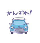 ゆるゆるクラシックカー(surf blue)（個別スタンプ：25）