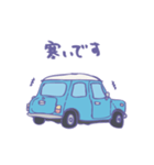 ゆるゆるクラシックカー(surf blue)（個別スタンプ：31）