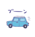 ゆるゆるクラシックカー(surf blue)（個別スタンプ：37）