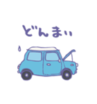 ゆるゆるクラシックカー(surf blue)（個別スタンプ：39）
