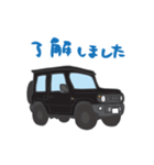 ちっちゃな四駆 (ブラック)（個別スタンプ：10）