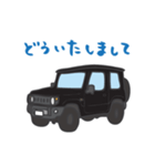 ちっちゃな四駆 (ブラック)（個別スタンプ：13）