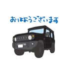 ちっちゃな四駆 (ブラック)（個別スタンプ：23）