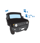 ちっちゃな四駆 (ブラック)（個別スタンプ：28）