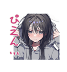 陰キャ女子のかまってアピール♡（個別スタンプ：12）