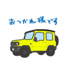 ちっちゃな四駆(イエロー/ TWO TONE ROOF)（個別スタンプ：14）