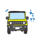 ちっちゃな四駆(イエロー/ TWO TONE ROOF)（個別スタンプ：25）