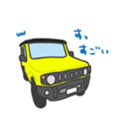 ちっちゃな四駆(イエロー/ TWO TONE ROOF)（個別スタンプ：28）