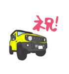 ちっちゃな四駆(イエロー/ TWO TONE ROOF)（個別スタンプ：40）