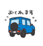 ちっちゃな四駆(ブルー)（個別スタンプ：1）