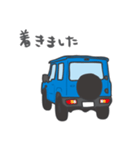 ちっちゃな四駆(ブルー)（個別スタンプ：15）